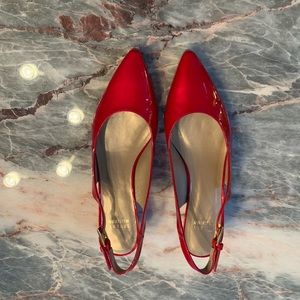 Stuart Weitzman Patent Leather Kitten Heels
